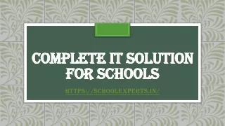 complete it solution for schools