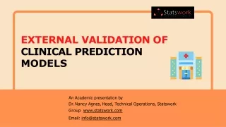 External Validation of clinical prediction models - Statswork