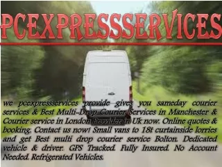 Man and Van Services in Manchester