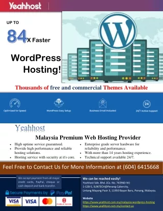 Malaysia WordPress Hosting