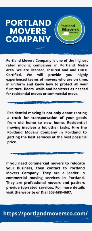 portland movers company