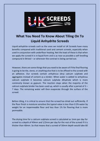 what you need to know about tiling on to liquid