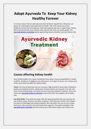 Ayurvedic Clinic & Doctor In Amritsar
