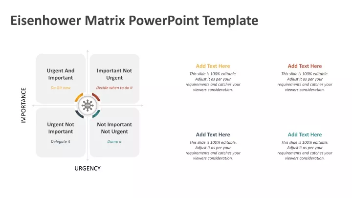 eisenhower matrix powerpoint template