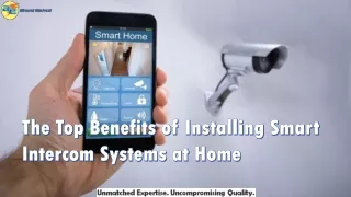 The Top Benefits of Installing Smart Intercom Systems at Home