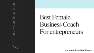 Best Female Business Coach For Entrepreneurs