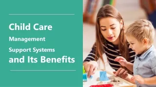 child care management s upport systems