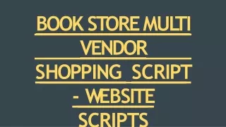 book s t o r e mu l ti vendor