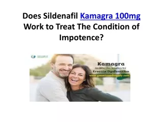 Sildenafil Kamagra 100mg- Genericmedsupply