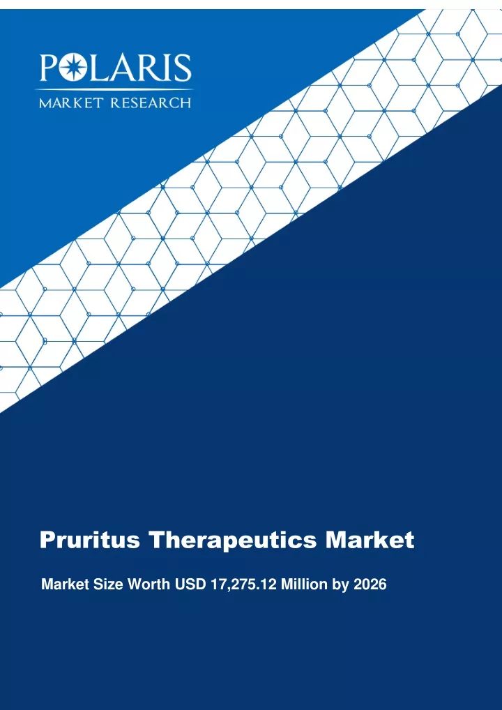 pruritus therapeutics market