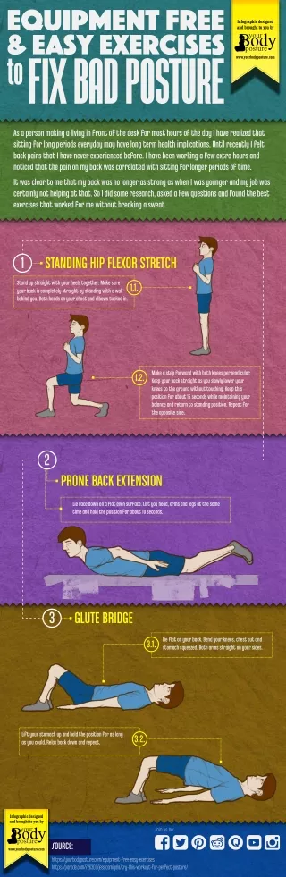 Equipment Free Exercises to Fix Bad Posture