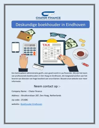 deskundige boekhouder in eindhoven