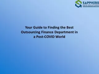 your guide to finding the best outsourcing