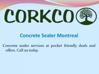 concrete sealer montreal
