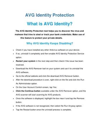 avg identity protection