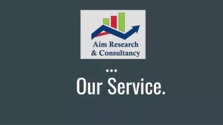 Aim Research - Our Services