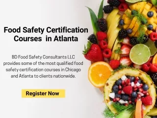 food safety certification courses in atlanta