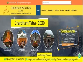 Chardham Helicopter Packages