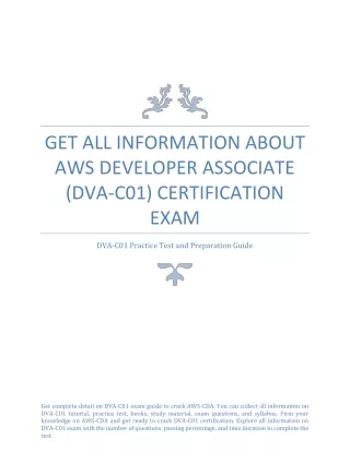 get all information about aws developer associate