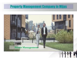 Property Management Company in Mijas