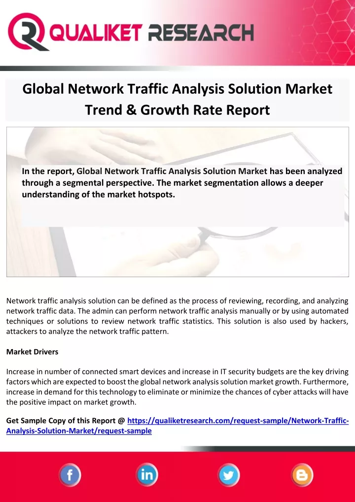 global network traffic analysis solution market