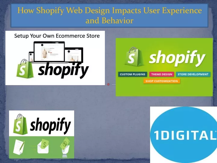 how shopify web design impacts user experience