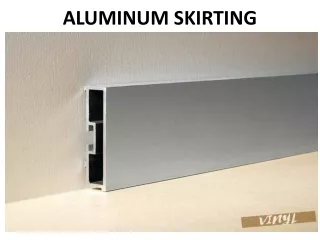aluminum skirting