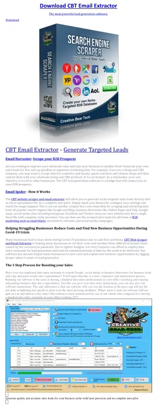 download cbt email extractor