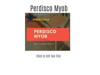 Hire MyPerdiscoHelp and Get Homework Help for Perdisco Assignment at low price