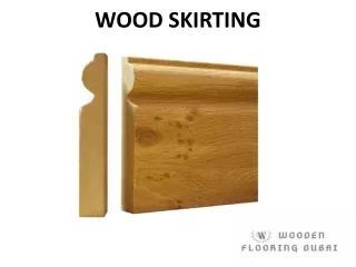 wood skirting