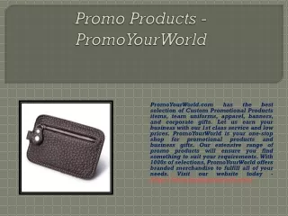 Promo Products - PromoYourWorld