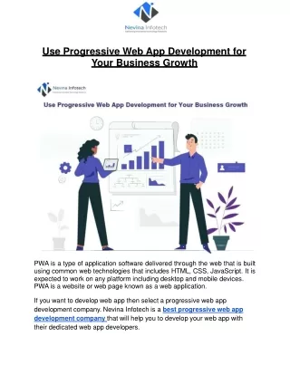 use progressive web app development for your