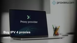 Buy IPV 4 proxies