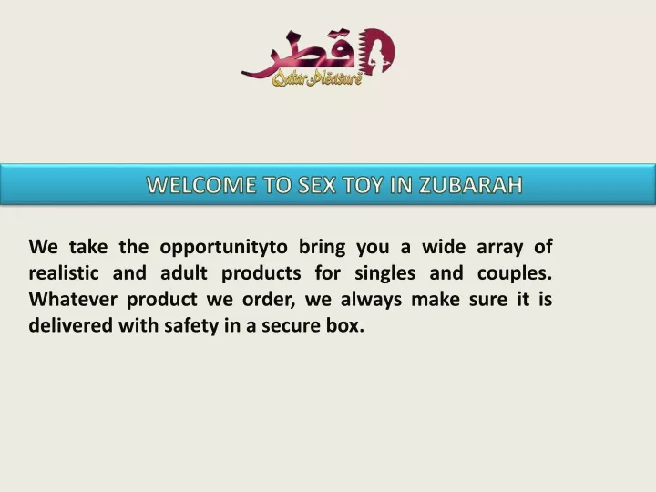 welcome to sex toy in zubarah