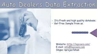 auto dealers data extraction