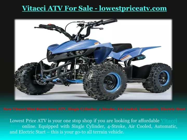 vitacci atv for sale lowestpriceatv com