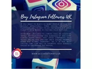 Benefits of Buy Instagram Followers