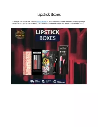 lipstick boxes
