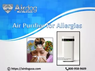 High Efficiency Air Purifier for Allergies for Home and Workspace | Airdog USA