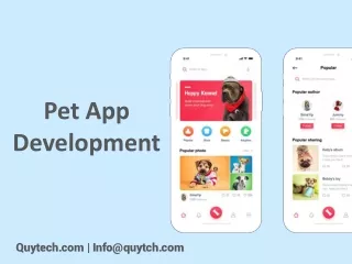 Pet App Development
