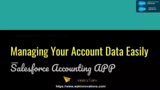 managing your account data easily salesforce