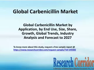 global carbenicillin market