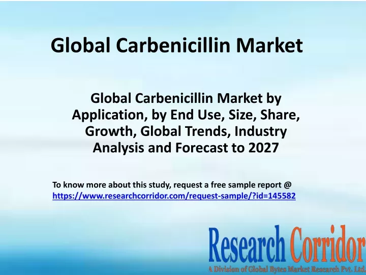 global carbenicillin market