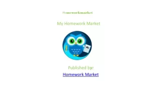 ho meworkmarket my homework market