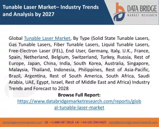 tunable laser market industry trends and analysis