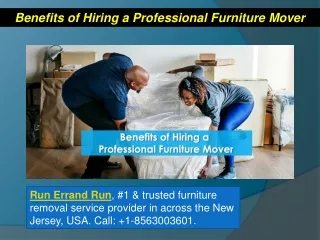 Benefits of Hiring a Professional Furniture Mover