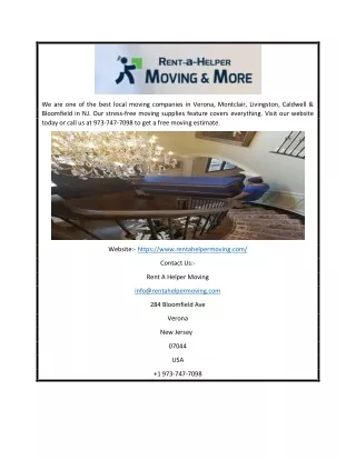 we are one of the best local moving companies