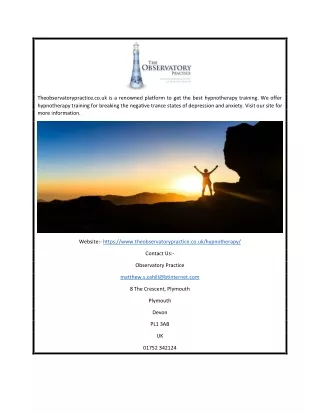 theobservatorypractice co uk is a renowned