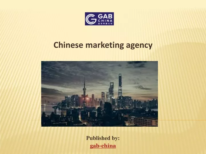 chinese marketing agency published by gab china