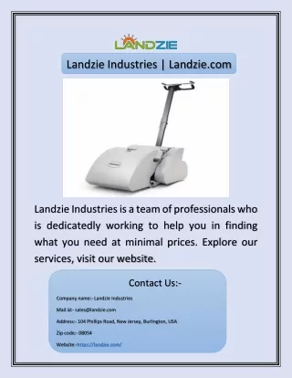 Landzie Industries | Landzie.com